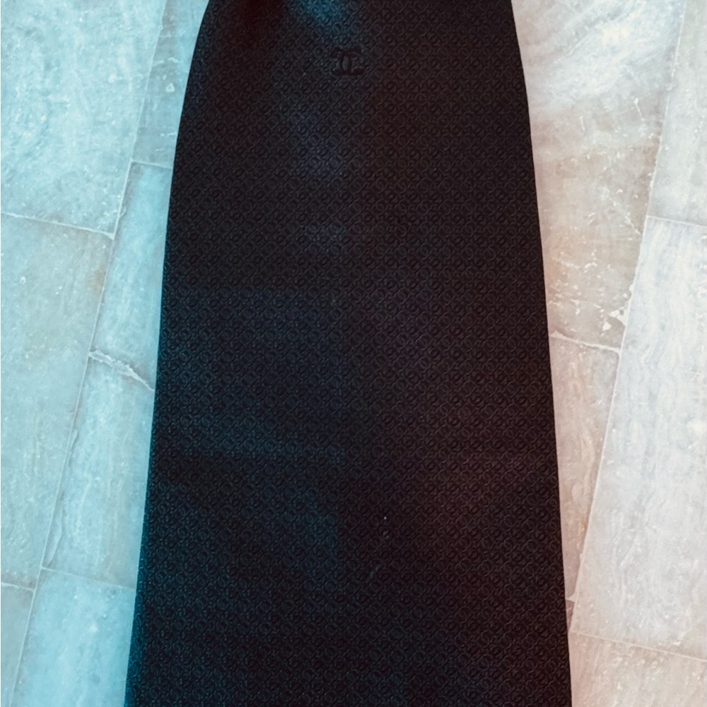CHANEL Fabulous ladies tie, 100% Silk, original box and bow, black - Picture 2 of 13